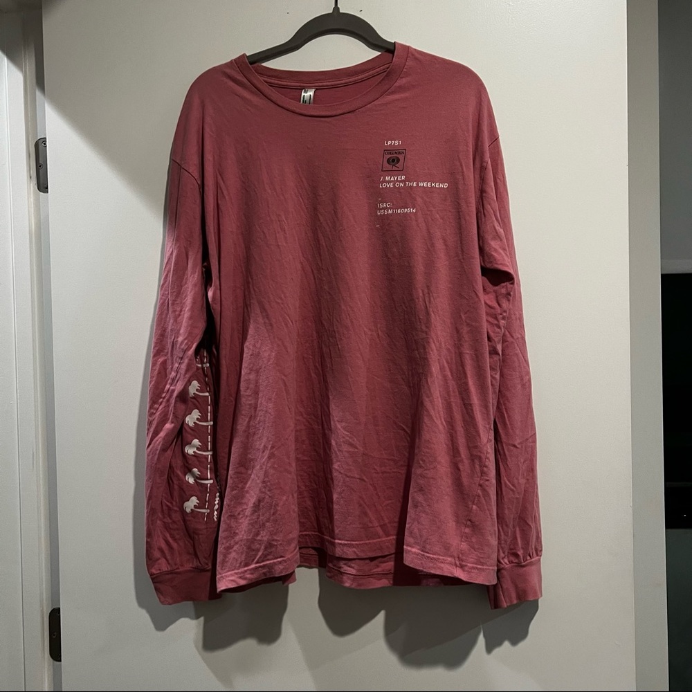 John Mayer Love on the Weekend Shirt